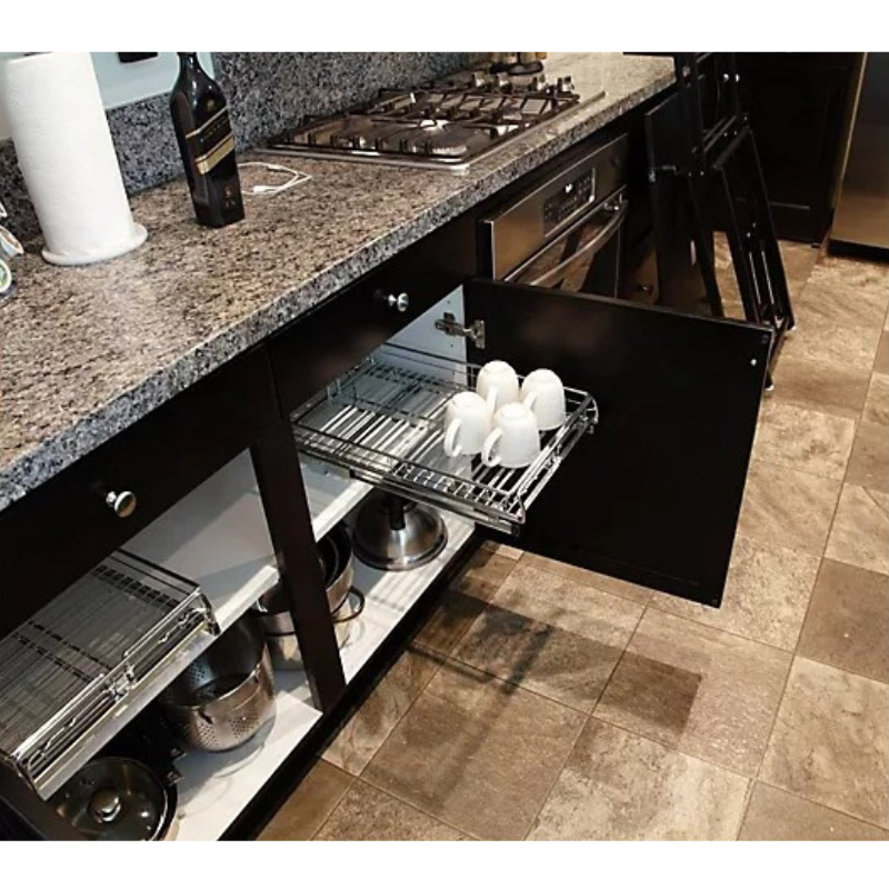 Origami Under Sink / Cabinet Organizational Sliding Drawers Set of 2 - Each holds up to 50lbs