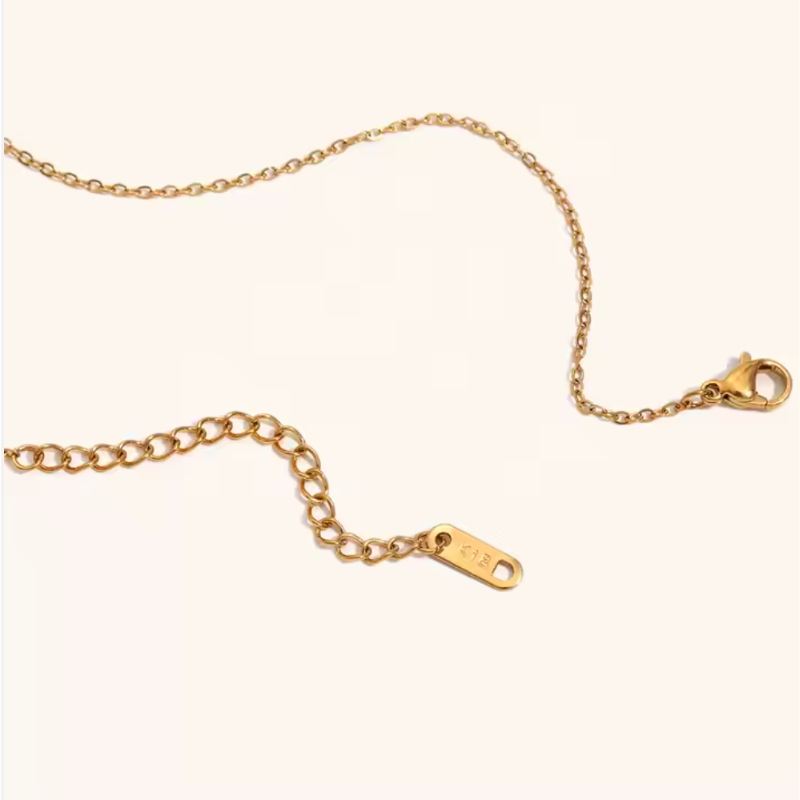 Passport Philosophy Pendant Necklace 18K Gold Plated Stainless Steel Western Cowboy Boot