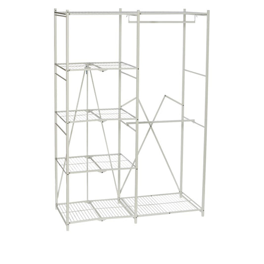 Origami Large Foldable Steel Closet - Light Enough to Move  Room to Room - Easy Assembly!