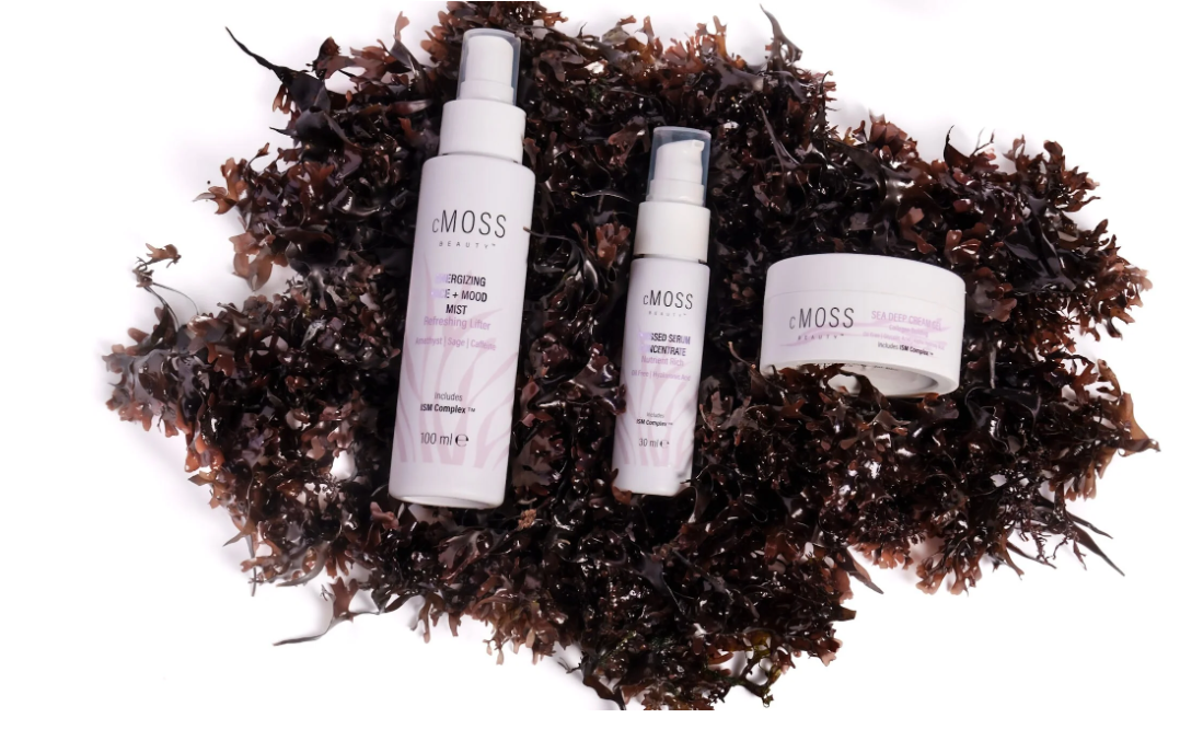 Sea Moss Bundle - Energizing FACE+MOOD Mist, Sea Deep Cream Gel & Pressed Serum Concentrate