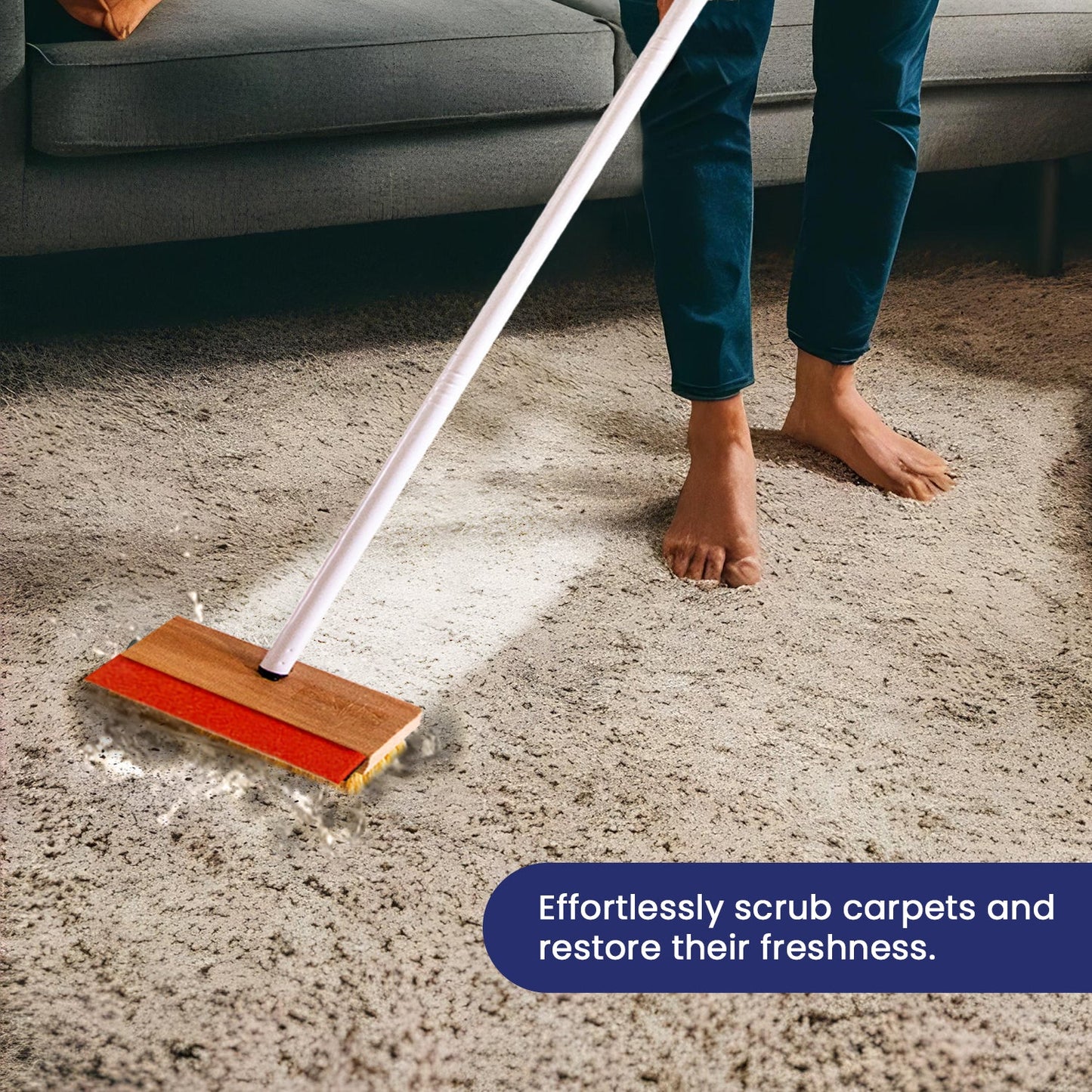 Professor Amos Tampico Brush with Squeegee - All in one