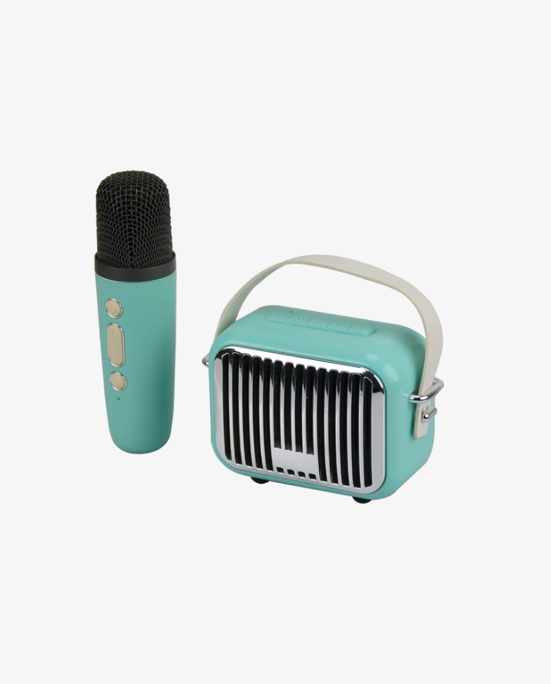 Pocket Karaoke-Microphone & Speaker Combo - Tiny But Mighty!