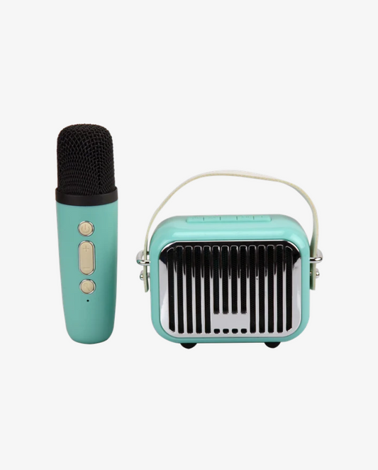Pocket Karaoke-Microphone & Speaker Combo - Tiny But Mighty!