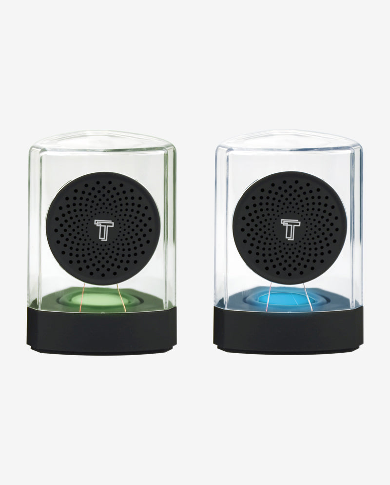 Bluetooth Clear Detachable Stereo Light Up Speakers- Acrylic Edition