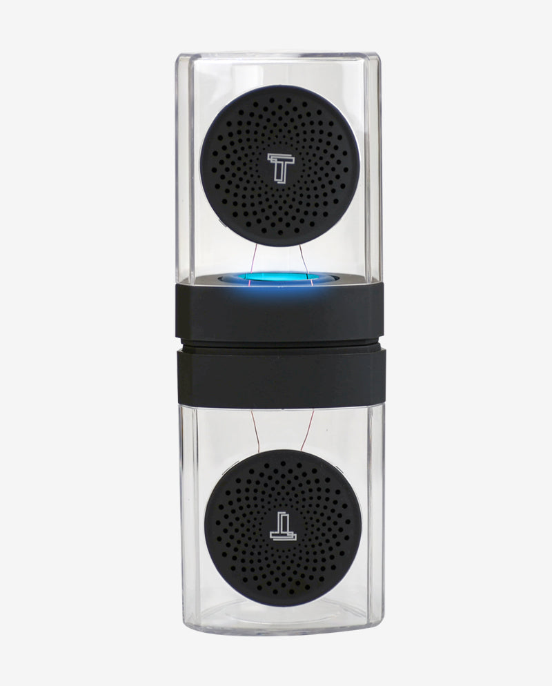 Bluetooth Clear Detachable Stereo Light Up Speakers- Acrylic Edition