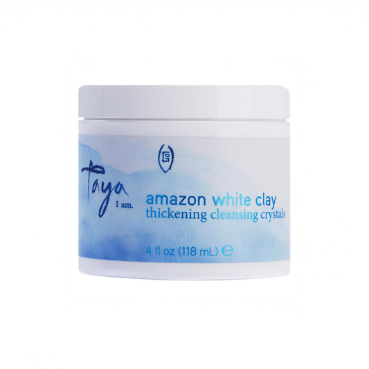 Taya Beauty Amazon White Clay Thickening Cleansing Crystals - Transform Fine, Thin Hair into Fuller Thicker Looking Hair