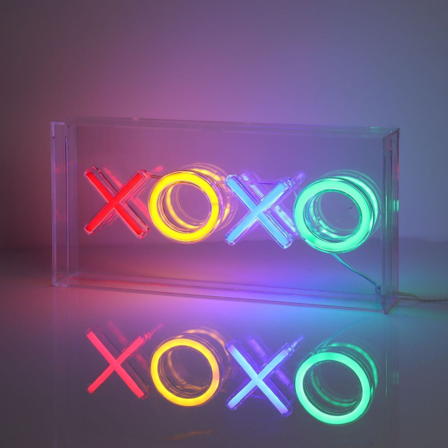 Neon Art XOXO Desktop & Wall Sign