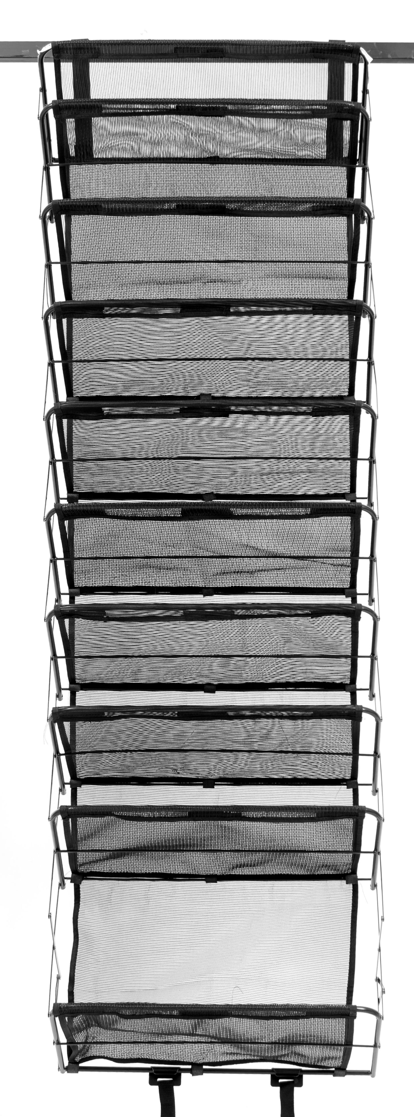 Origami 10-Tier Heavy Duty Over the Door Organizer Rack - Closet Kitchen Pantry, Bathroom, Closet