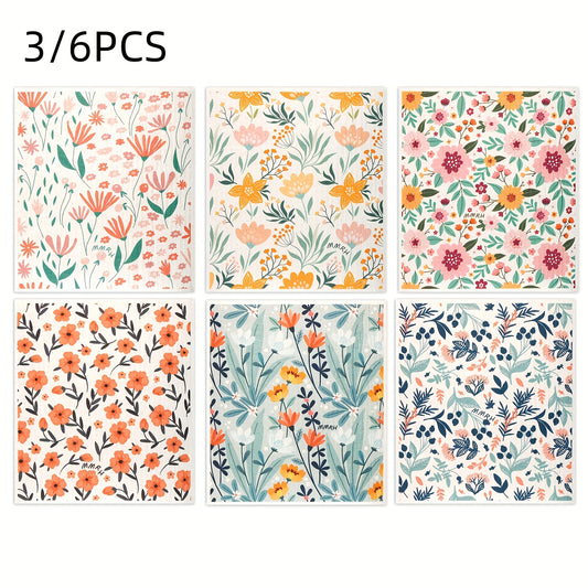Aristo Mats Goods Swedish Towels Multi 6-Pack - Eco-Friendly Craftsmanship / Reusable & Compostable