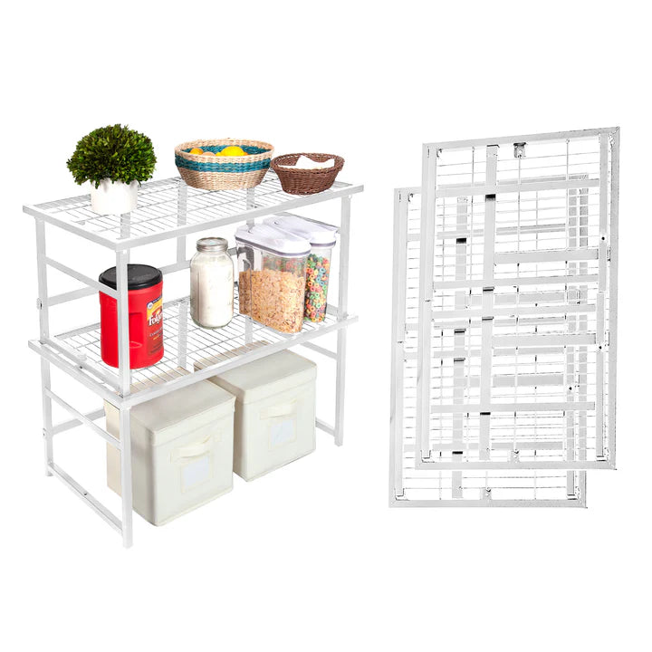 Origami Stackable Racks - Set of 2 - No Assembly Required