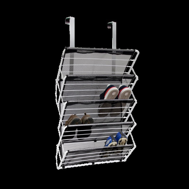 Origami 5-Tier Heavy Duty Over the Door Organizer Rack - ideal for any room of the house and has 5-tiers of multi-purpose storage