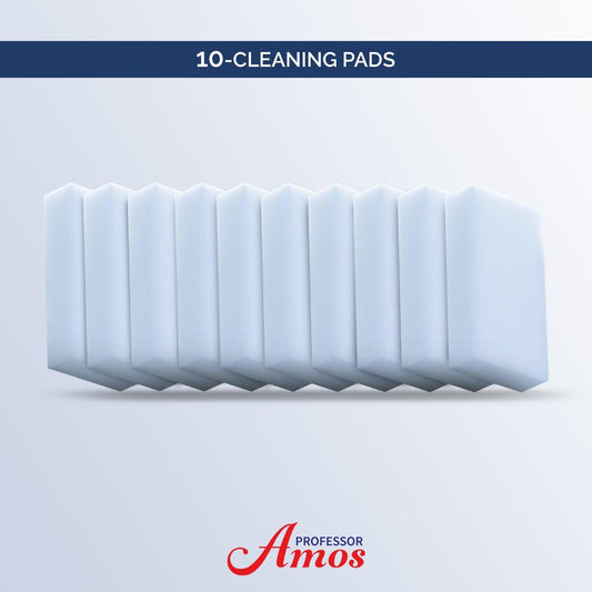 White Cleaning Pads Pack - Professor Amos USA
