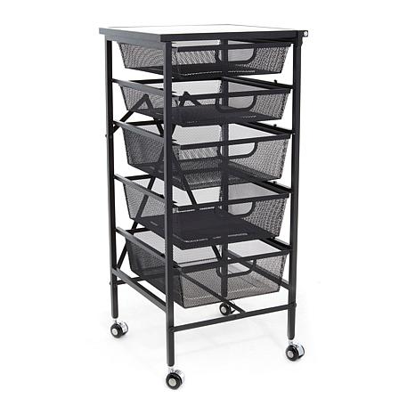 Origami 5 Drawer Foldable Storage Cart