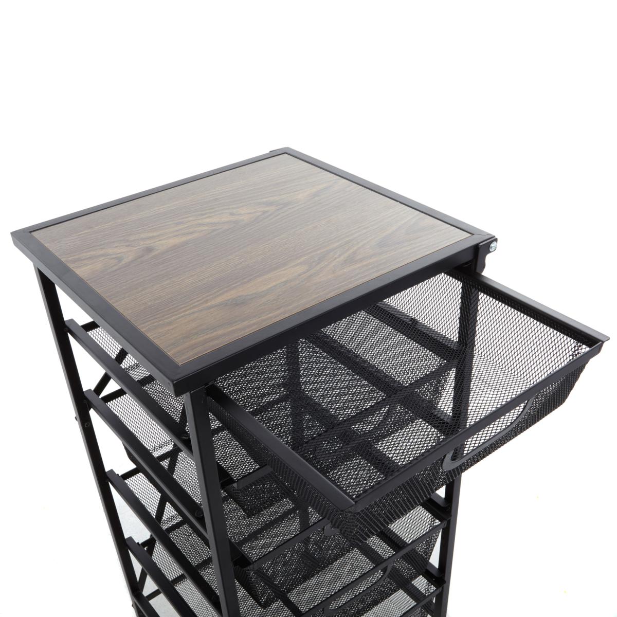 Origami 5 Drawer Foldable Storage Cart