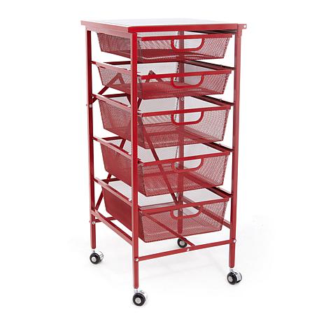 Origami 5 Drawer Foldable Storage Cart