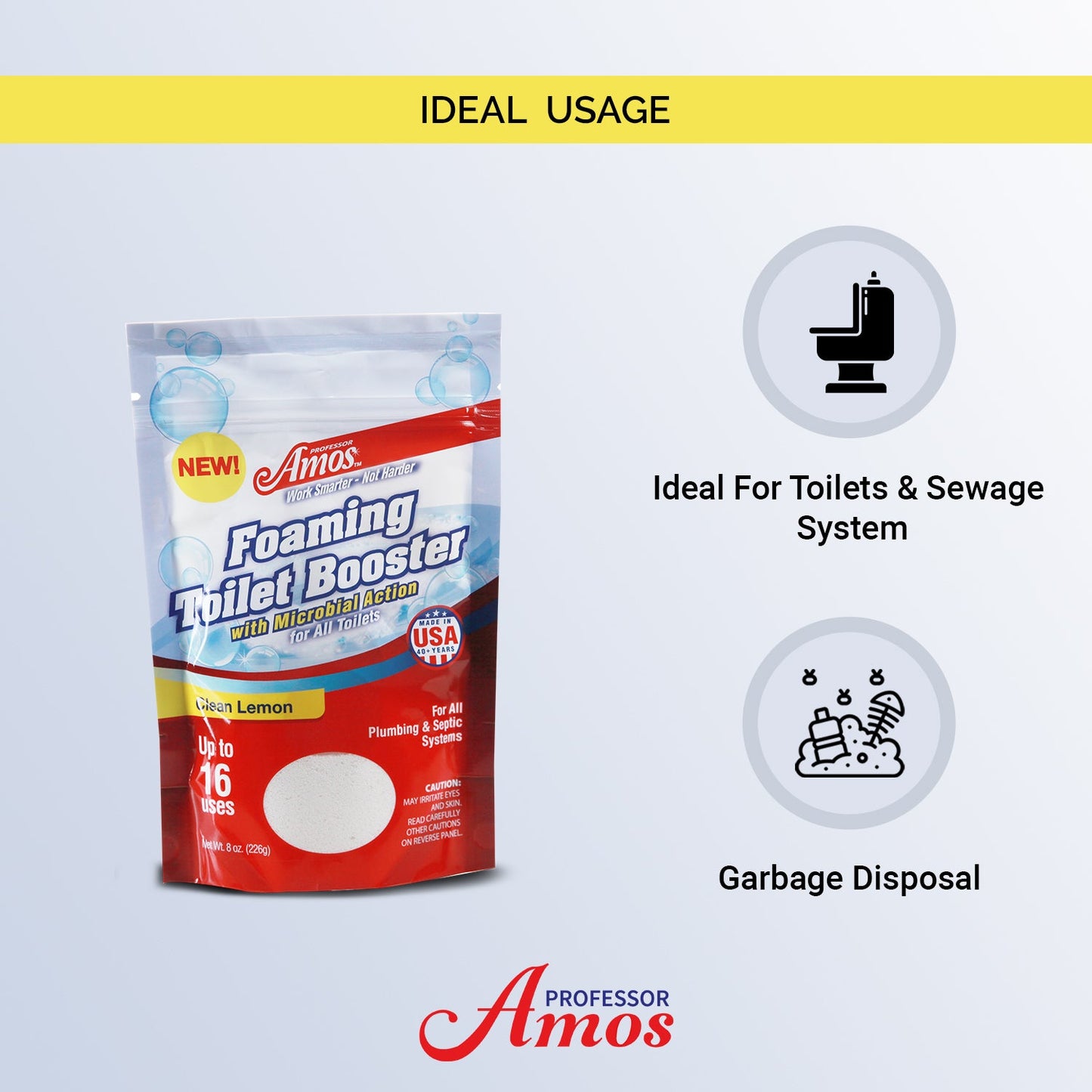 Professor Amos Toilet Booster Concentrate with Microbial Action