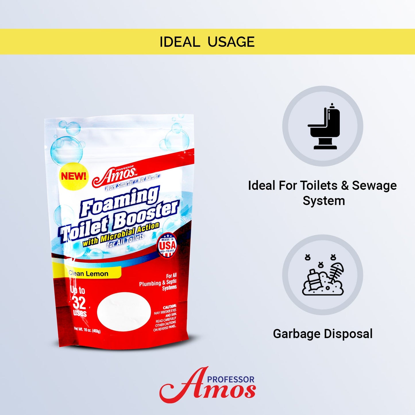 Professor Amos Toilet Booster Concentrate with Microbial Action