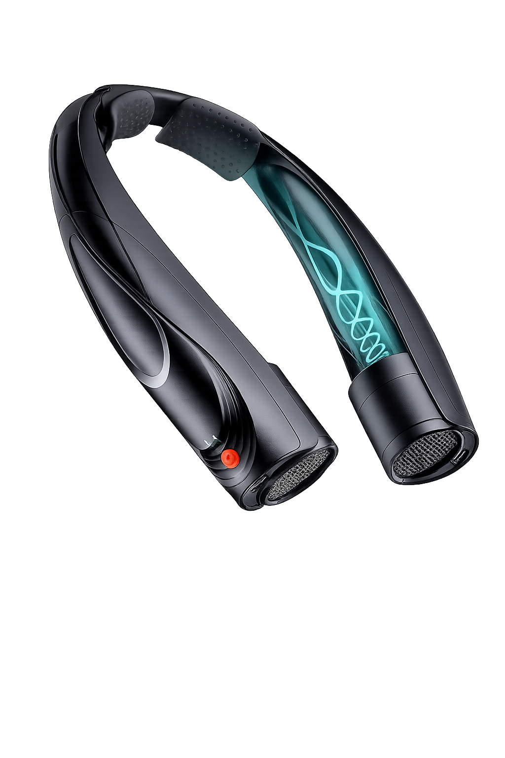 Neck Fan with 6 Speeds, 3W High Speed Brushless Motor, 2 Batteries to support up to 20 Hours of Battery Life