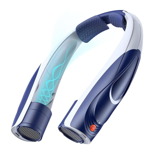 Neck Fan with 6 Speeds, 3W High Speed Brushless Motor, 2 Batteries to support up to 20 Hours of Battery Life