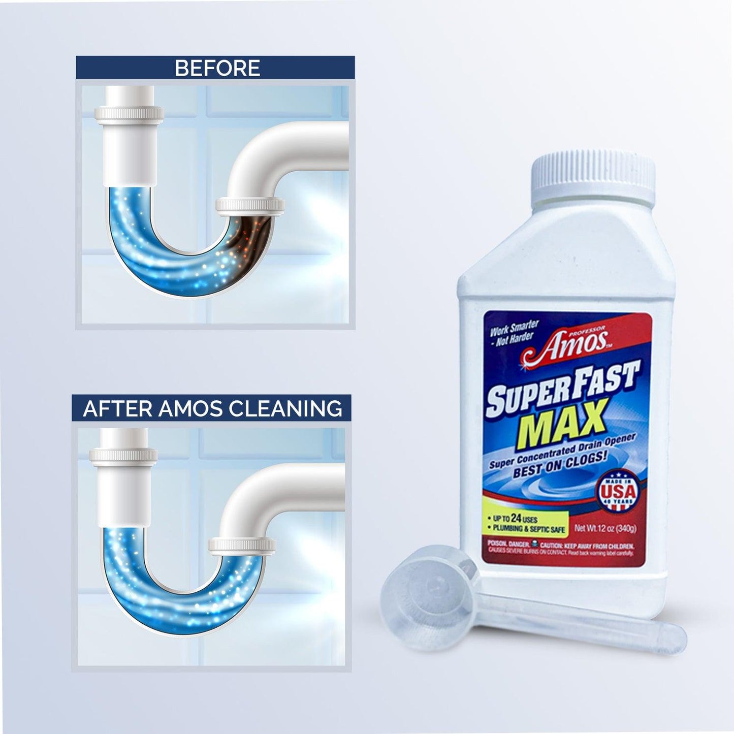 Superfast Max Drain Powder - Professor Amos USA
