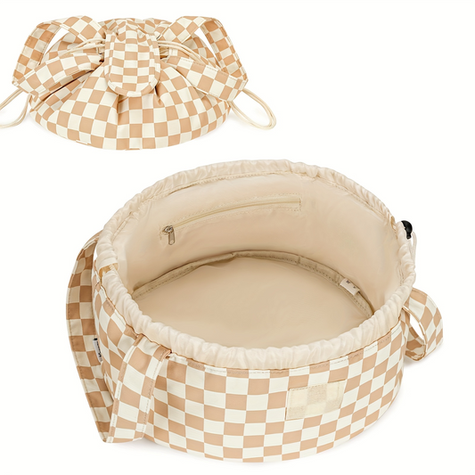 "Lazy Traveler" Cosmetic Barrel Bag