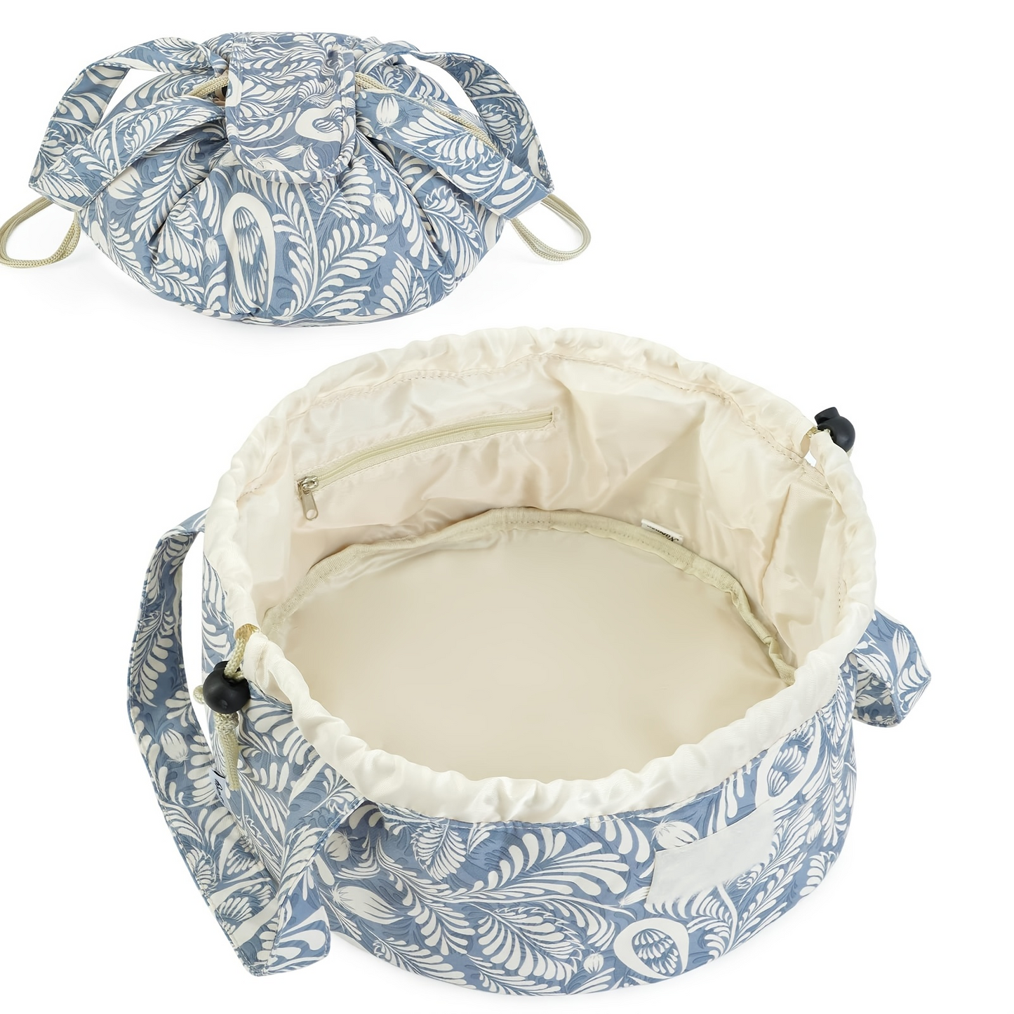 "Lazy Traveler" Cosmetic Barrel Bag