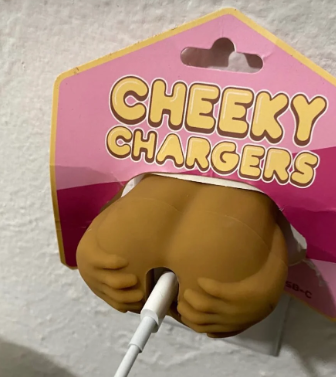 The Cheeky Chargers 2-Pack - USB A and USB C - Chargers for a Life Filled With Laughter! - 2 Pack