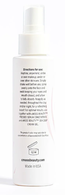 Sea Moss Infused Energizing FACE+MOOD Mist - Perfect on-the-go solution to refresh and awaken your skin!