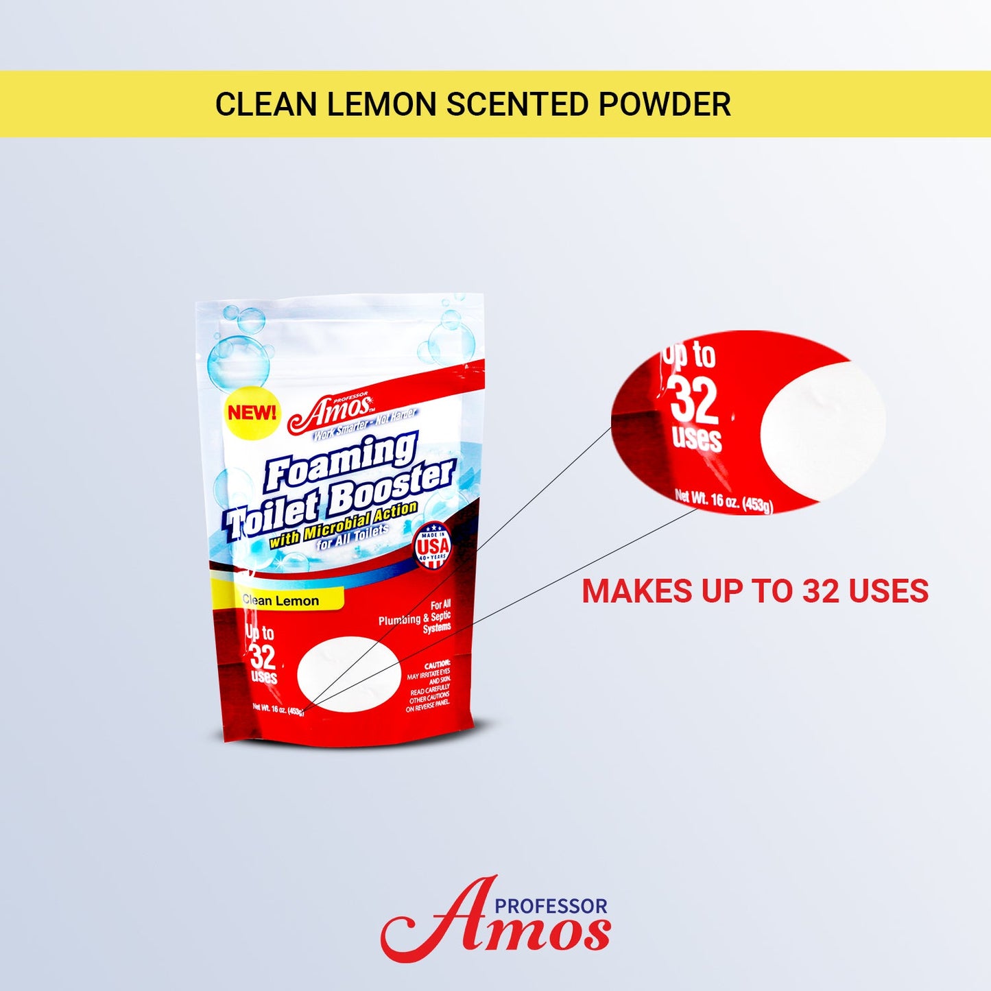Professor Amos Toilet Booster Concentrate with Microbial Action