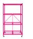 Origami PRO Large Foldable Origami Rack No Assembly Required! Weight Capacity 1200lbs! Powder Coated Steel. 360 Degree Caster Wheels.