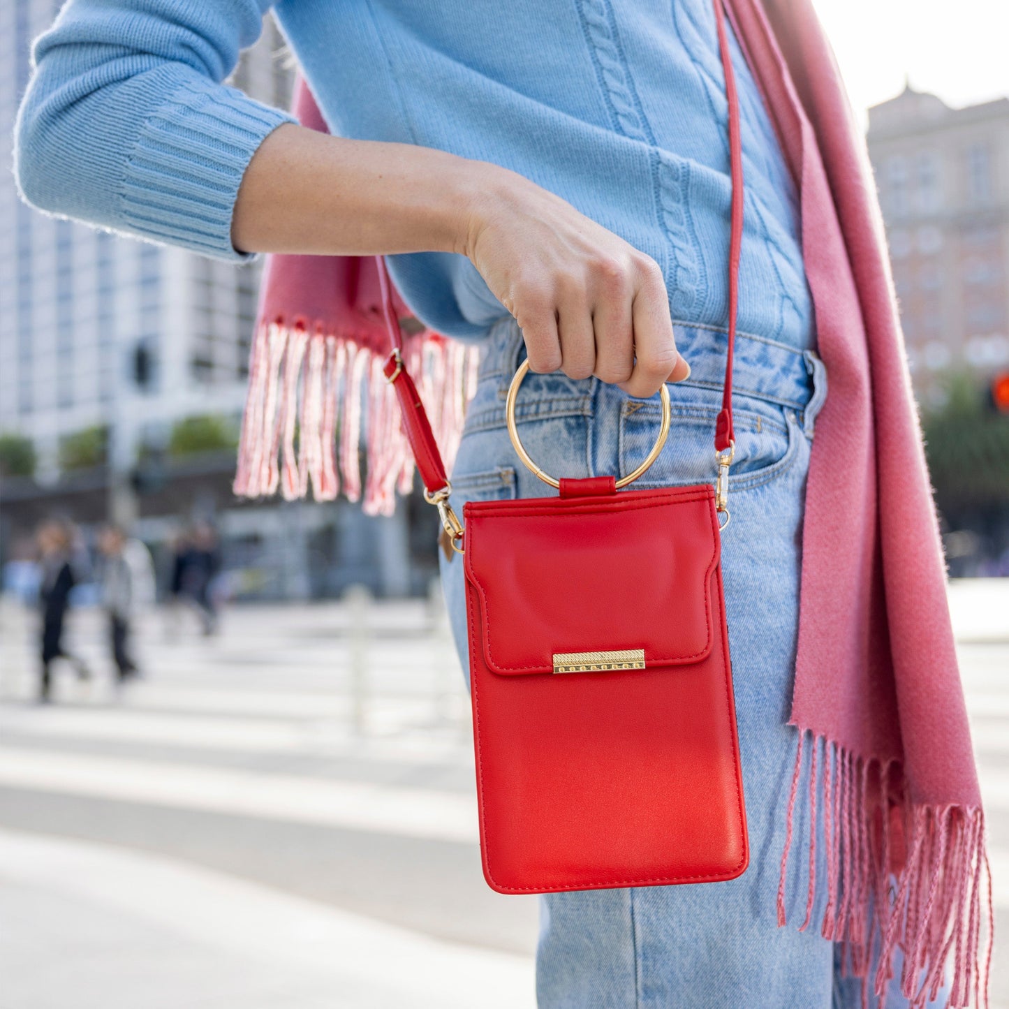 Phone Crossbody Bag Soft Leather