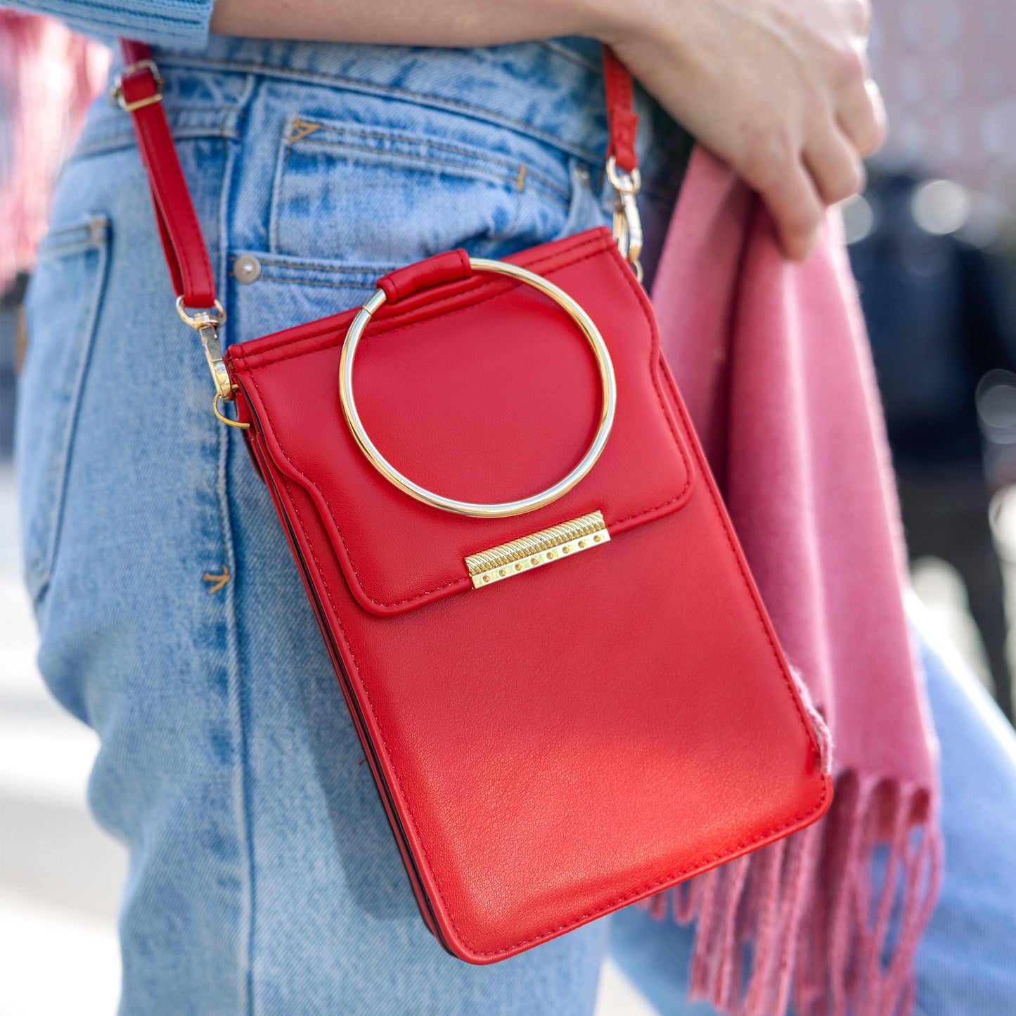 Phone Crossbody Bag Soft Leather
