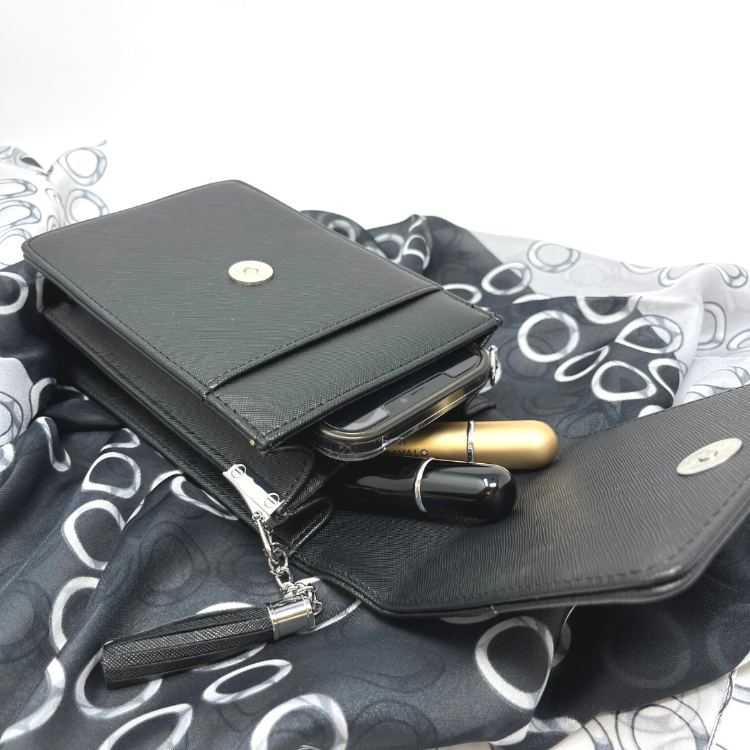 Phone Crossbody Bag Vegan Saffiano Leather