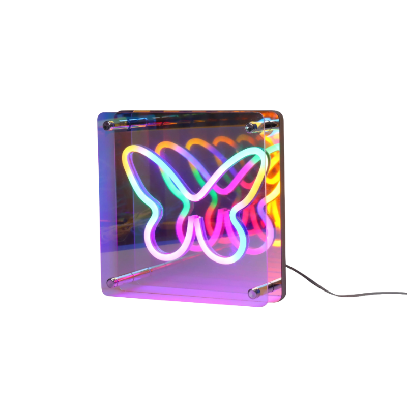 Neon Art Infinity Lights – Wall & Desk Sign