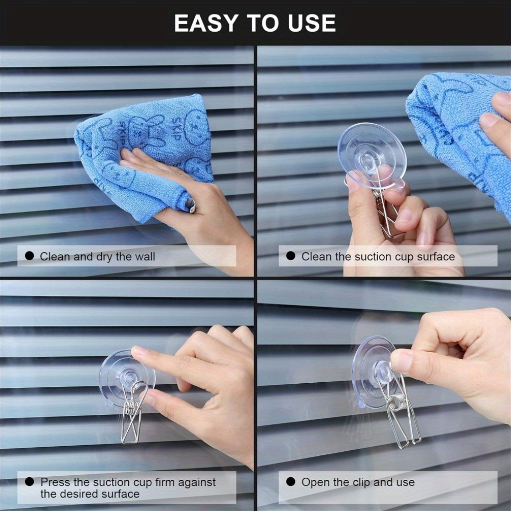 Aristo Suction Towel Holder 2-Pack - Damage-Free Towel Storage for Kitchens, Bathrooms & More!