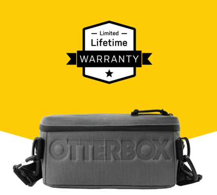 OtterBox Lunch Cooler Grey Stone w/Ice Pack - Insulated to keep ice up to 2 days