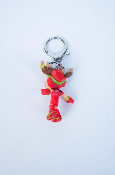 FIFA World Cup Canada Mascot Maple Keychain Figurine Official Licensed Product
