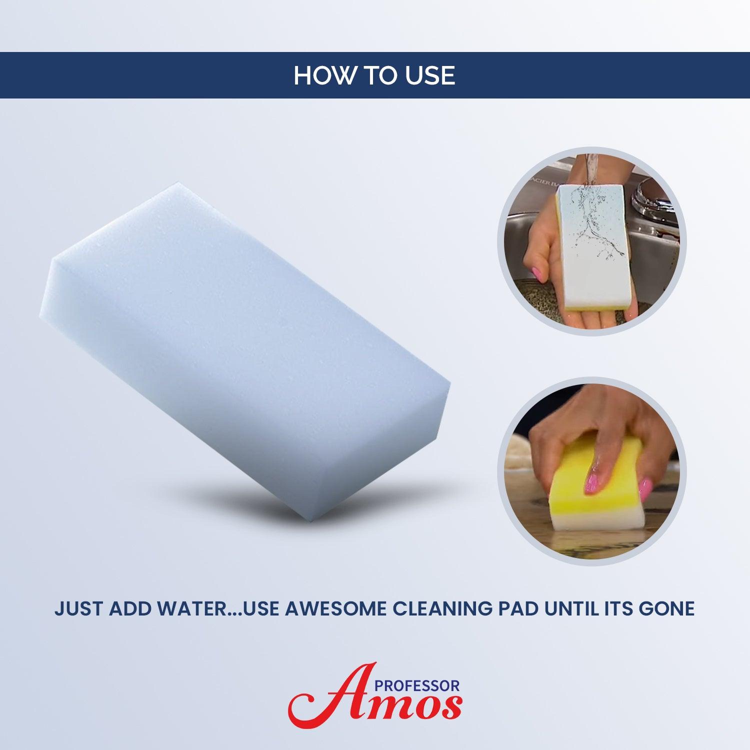White Cleaning Pads Pack - Professor Amos USA