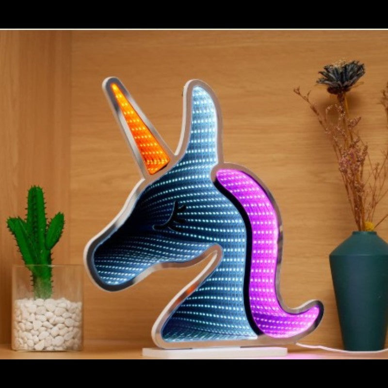 Neon Art Infinity Lights – Wall & Desk Sign
