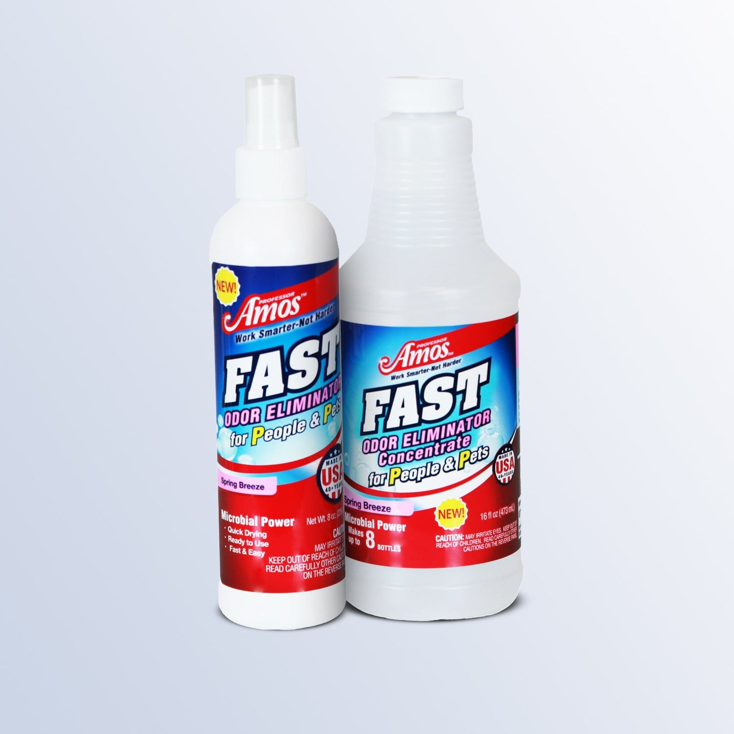 Professor Amos Fast Microbial Odor Eliminator Concentrated Kit 16oz.