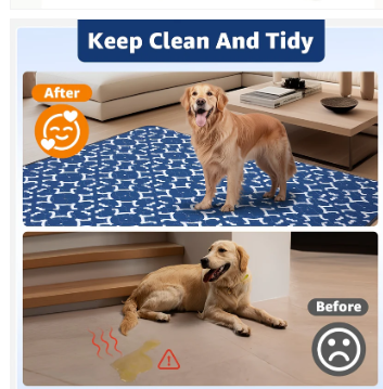 Aristo Mats LuxeGuard Mat  – The Ultimate in Pet Care Luxury & Protection - Santorini  36" x 36" - 2 Pack