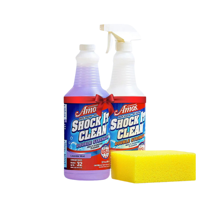 Shock It Clean Concentrate 32oz. All Purpose Cleaner Makes up to 32 Bottles Includes Spray Bottle