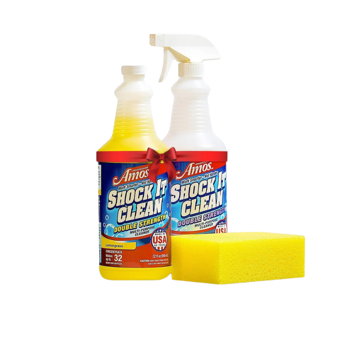 Shock It Clean Concentrate 32oz. All Purpose Cleaner Makes up to 32 Bottles Includes Spray Bottle