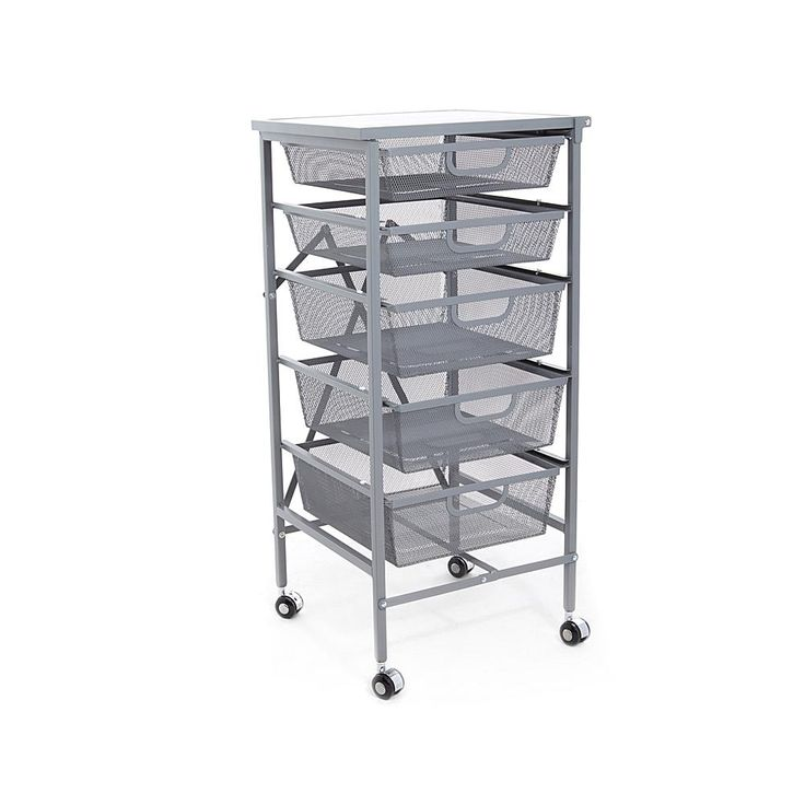 Origami 5 Drawer Foldable Storage Cart