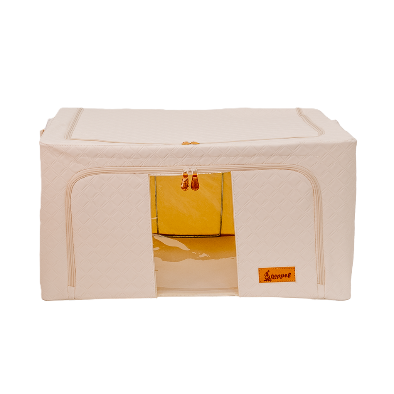 Hoppel X-Large Collapsible Triple Entry Pop Up Storage Bin (80 liter / 21 gallons)