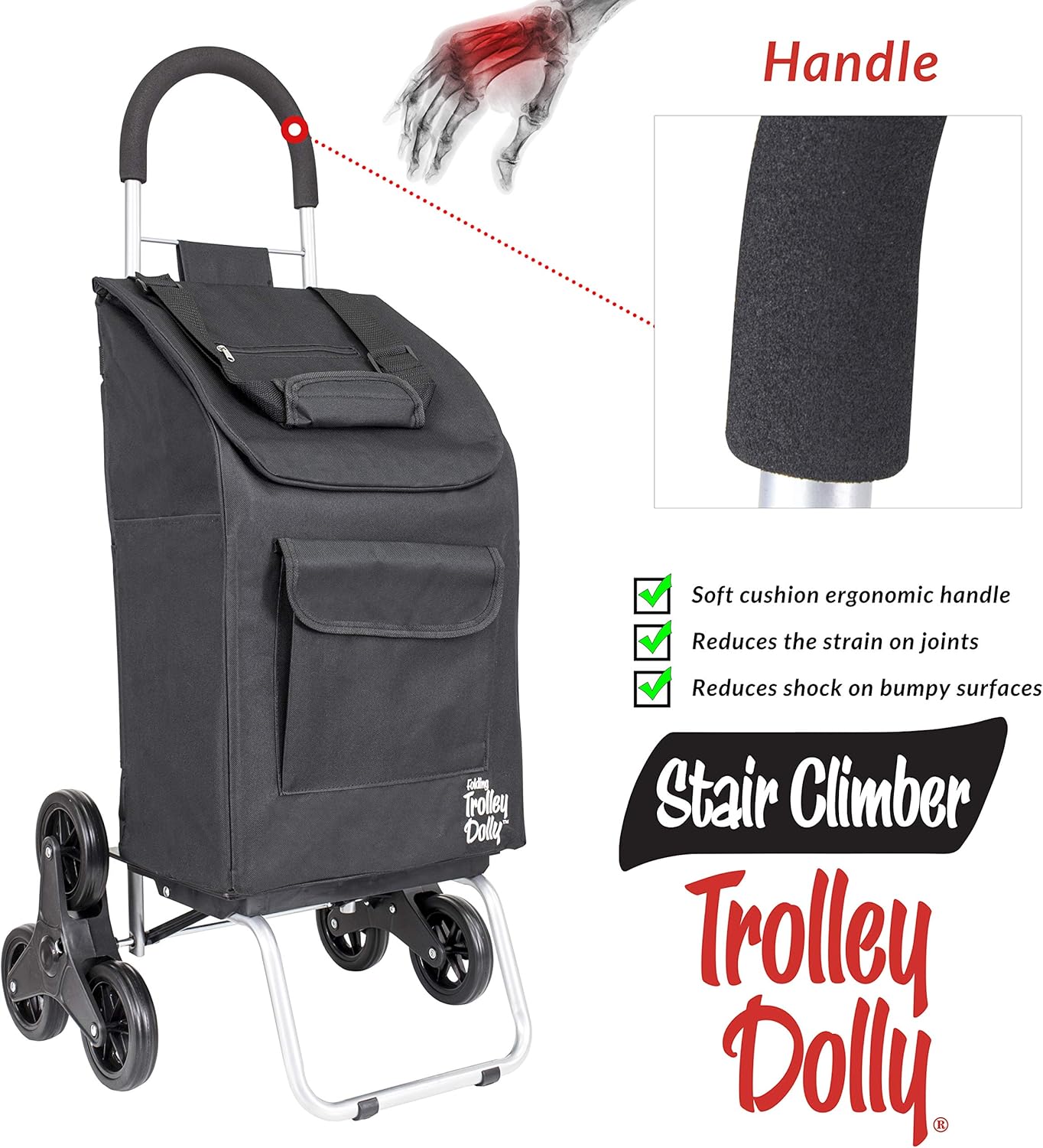 dbest products Stair Climber Trolley Dolly