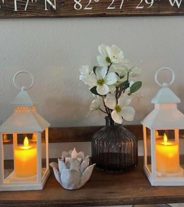 Decorative Lanterns - Set of 2 - Perfect for patios, mantels, holiday décor, or gifting year-round!