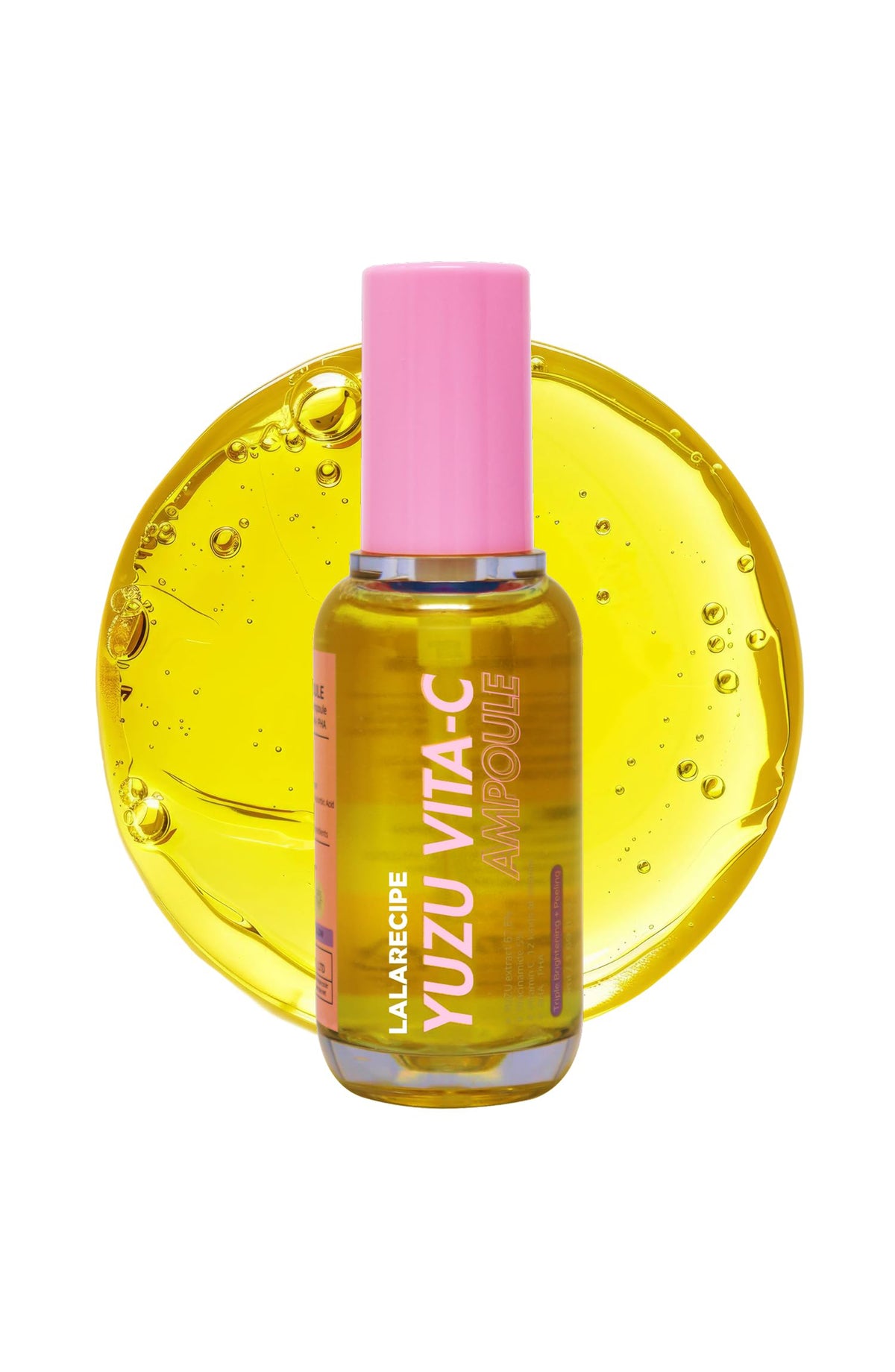 LALARECIPE Yuzu Vita C Ampoule 50ml, Concentrated glow ampoule for dull, eneven or blemish-prone skin.