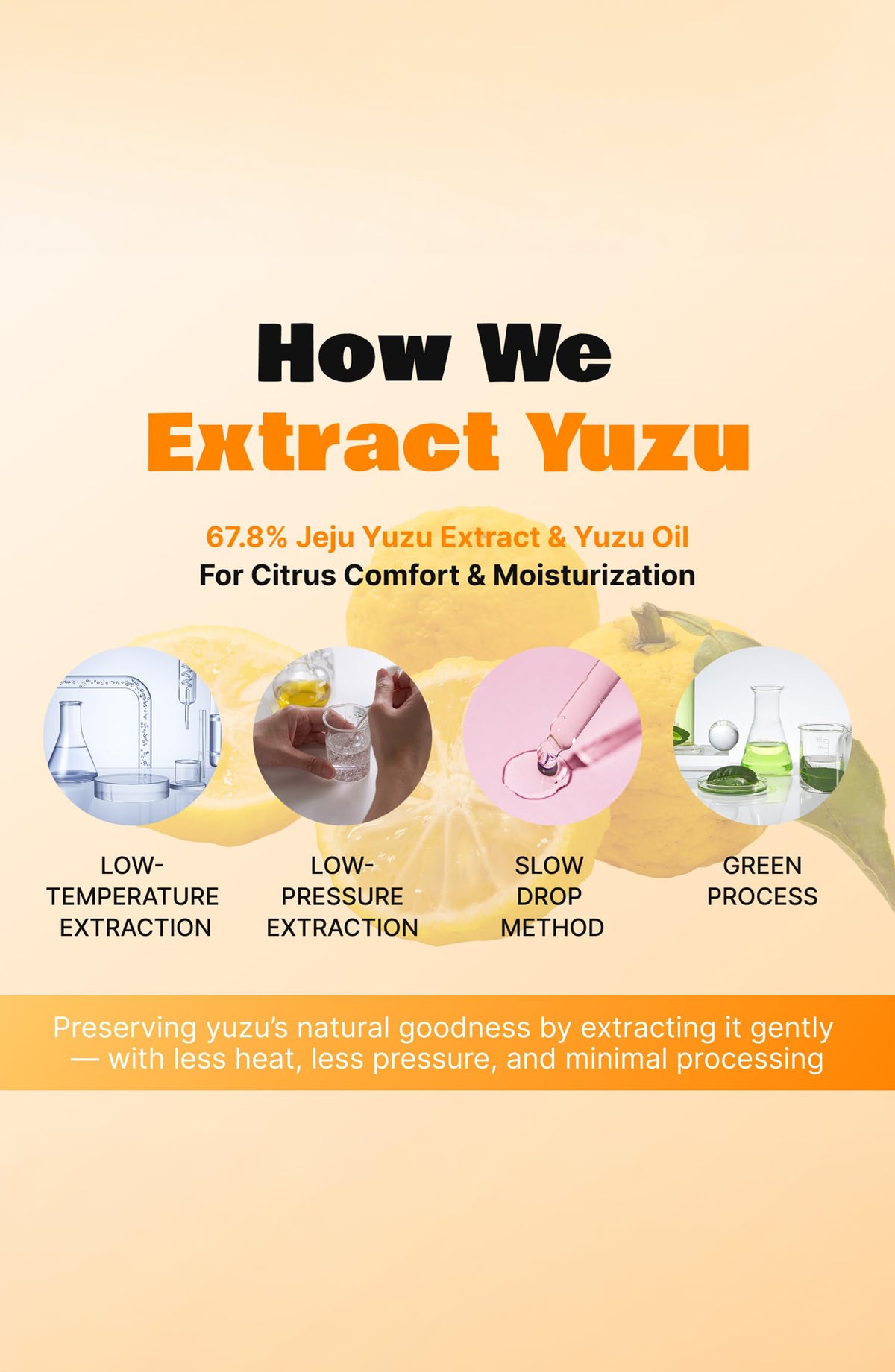 LALARECIPE Yuzu Vita C Ampoule 50ml, Concentrated glow ampoule for dull, eneven or blemish-prone skin.