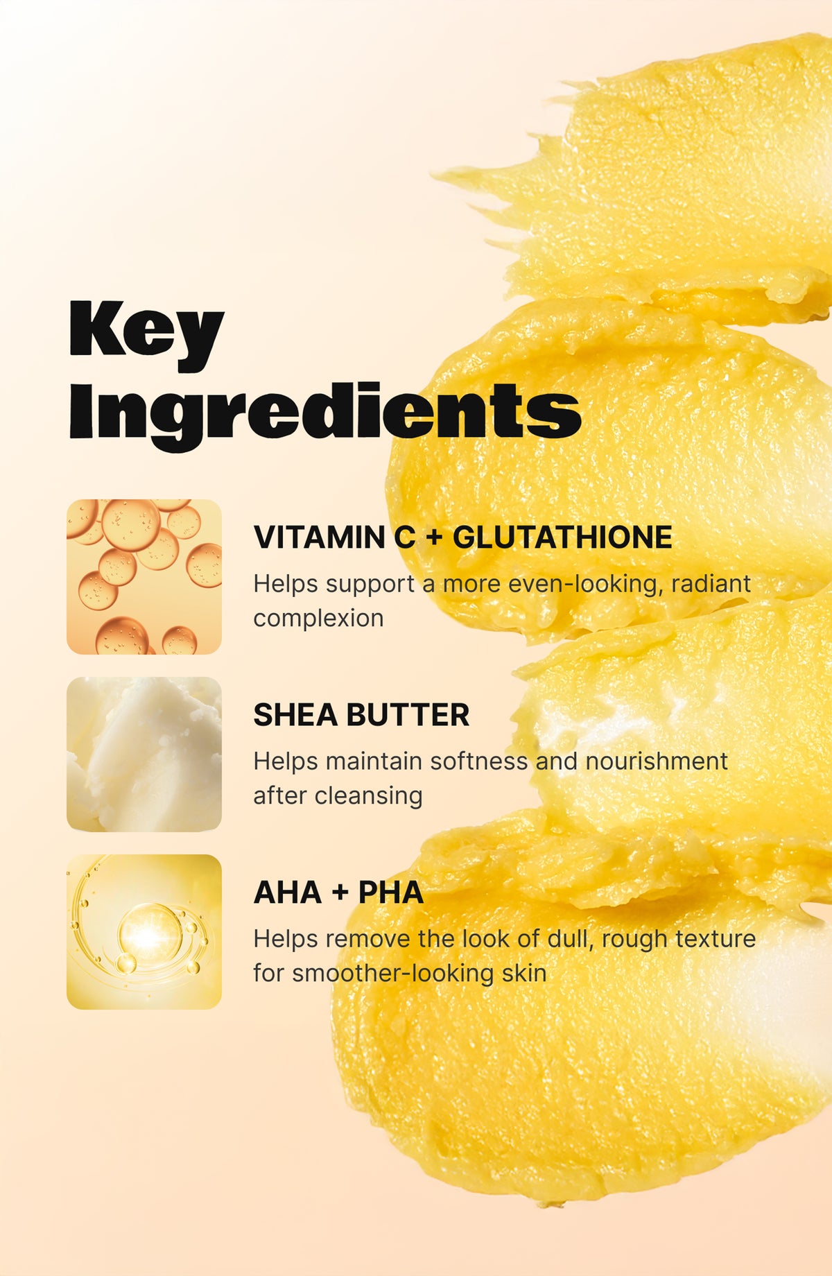 LALARECIPE Yuzu Vita C 3-in-1 Gommage Cleansing Balm, Deep Clean, Exfoliate and Support Brighter Complexion all in one.